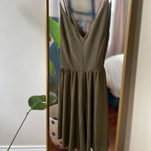 Zara strappy green romper / dress